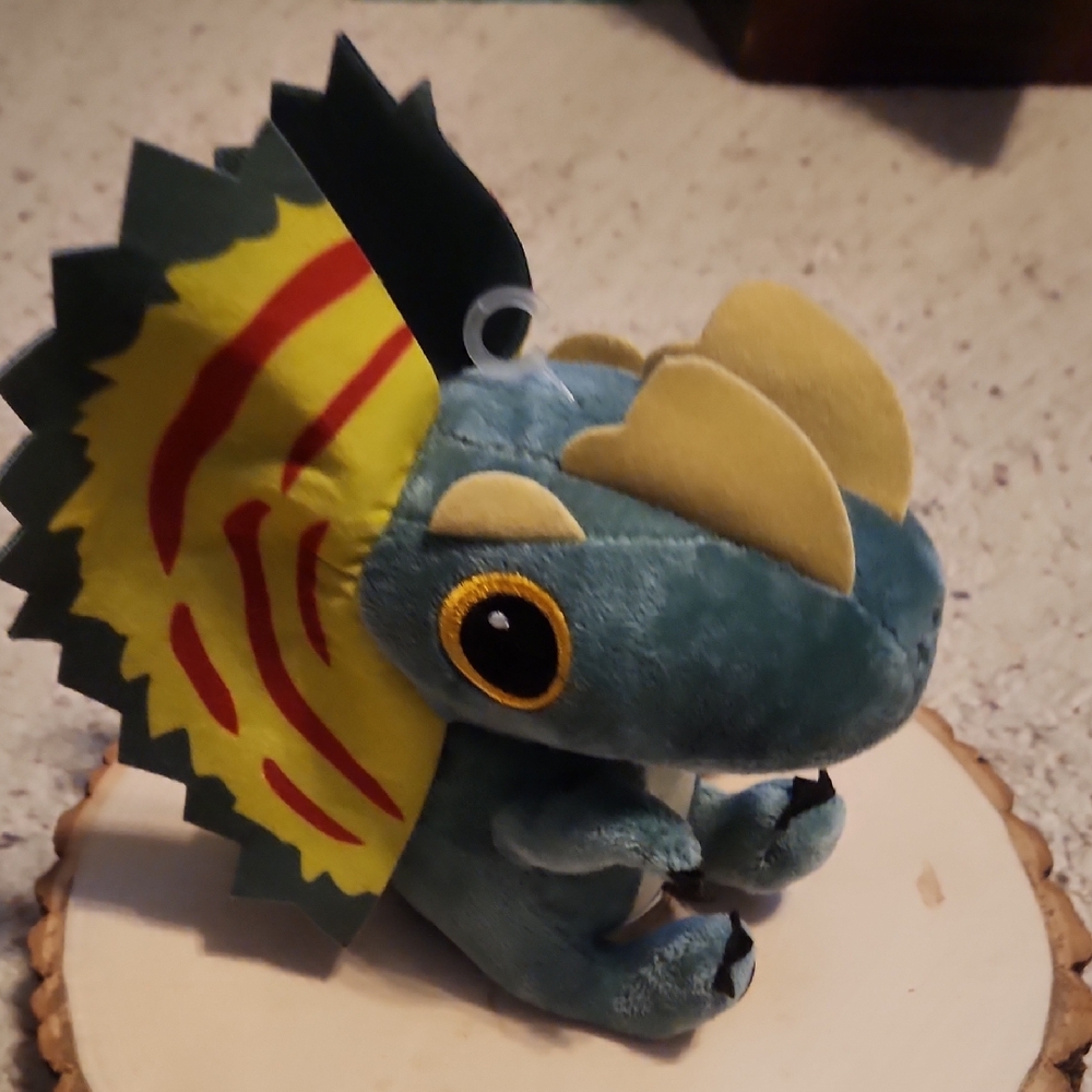 Jurassic Park Velociraptor 8" Plush Stuffed Animal NEW